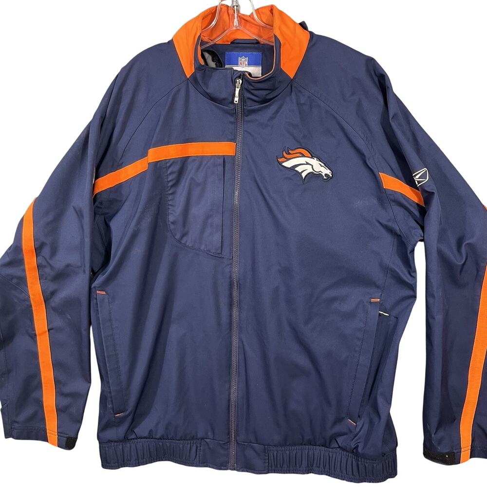 Denver Broncoās Reebokā Coat Mens X Large NFL On Field Jacket 1990ās